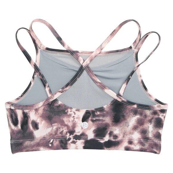 ZELLA GIRL Helix Mottled Print Strappy Sports Bra -XL (14/16 ) - Picture 2 of 3